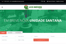 Tablet Screenshot of licoimoveis.com.br